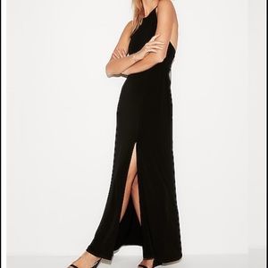 Express High Slit Maxi Dress